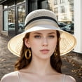 thumbnail image 2 of Winter Hats for Women Winter Hat Women's Hat Bridal Wedding Tea Party Wide Brimmed Summer Sun Hat Ladies Outdoor Elegant Temperament Sun Hat, 2 of 8