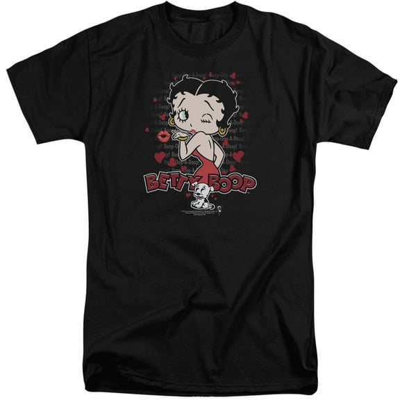 Betty Boop - Classic Kiss - Tall Fit Short Sleeve Shirt - XXX-Large