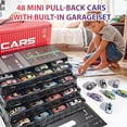 thumbnail image 2 of SharkTRUE Mini PullBack Race Cars Bulk with BuiltGarage, Alloy Racing Car Friction Powered Toys, Mini Die Cast Metal Toy Cars with Simulation Looping Tracks Storage Bofor Boys Party Favors, 2 of 10