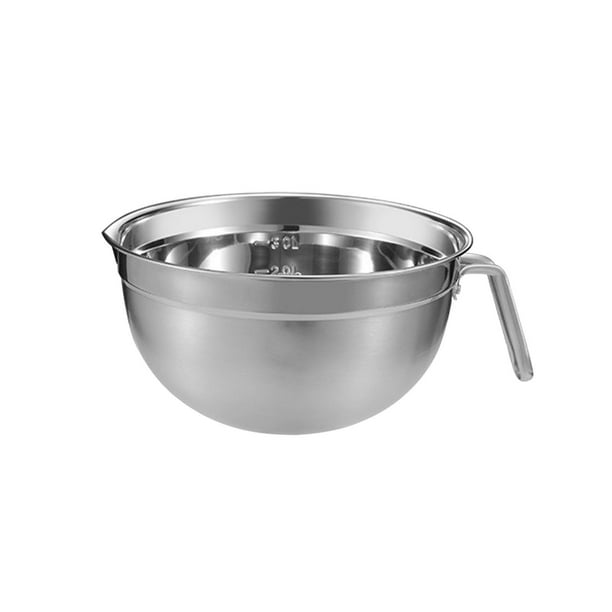 Pisexur Batería de cocina Cuencos de acero inoxidable para mezclar, 1 pieza de acero inoxidable oxidado, grueso, multifuncional, grande, juego de cuencos de acero ino para la cocina del hogar