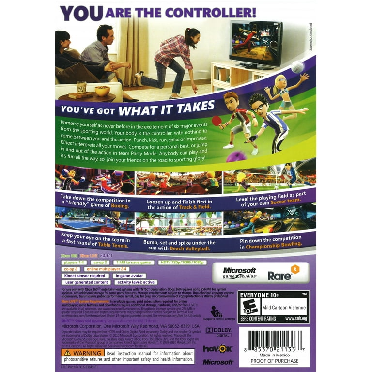 Kinect sports digital code deals
