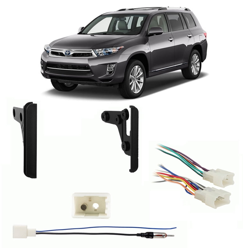 Fits Toyota Highlander 2013 Double DIN Stereo Harness Radio Install