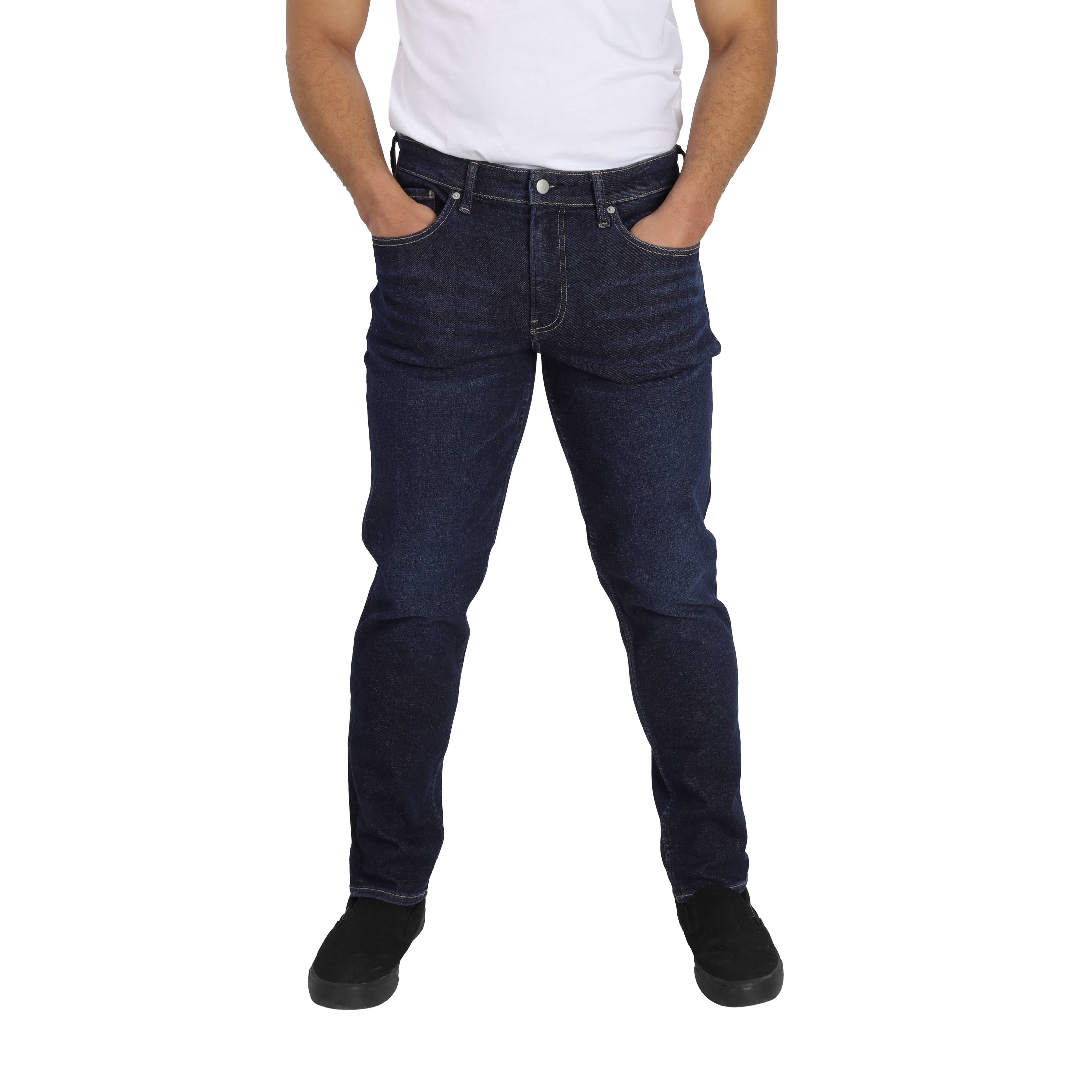 Calvin Klein Men's Dark Blue CKJ 059 CNY Capsule Taper Jeans, Waist