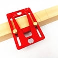 thumbnail image 3 of Woodwork Dovetail Template Guide Marker Marking Tool Scriber Gauge Scribing Red, 3 of 9