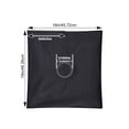 thumbnail image 6 of OIUR 3Pcs Fillable Sandbags Easy Fill Design Sandbags Canvas Windproof Flag Weight Sandbag for Feather Flagpoles Tents, 6 of 7