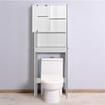 thumbnail image 6 of Better Home Products Ace Over the Toilet Storage Organizer in White, 6 of 9