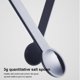 thumbnail image 5 of Bewildely Tarro de especias Botella de cocina de vidrio vacía Recipiente de condimentos resistente a la temperatura recargable Tapa de plástico lavable Organizadores de utensilios de cocina Blanco Bewildely HA063202-02, 5 of 6
