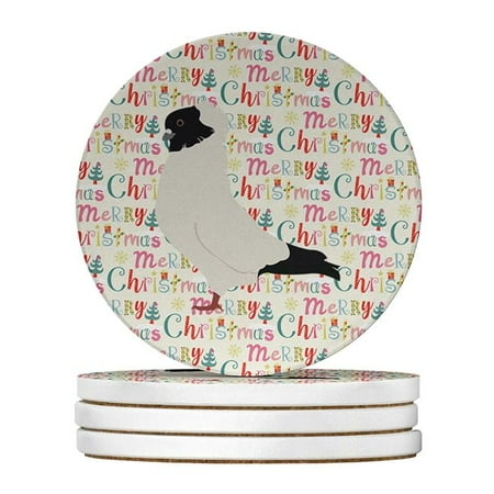 

Carolines Treasures WDK2797RCS4 4 x 4 in. Unisex Nun Pigeon Christmas Large Sandstone Coasters - Pack of 4