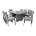thumbnail image 3 of Florence Table à Manger Rectangulaire pour Patio Extérieur avec 8 Chaises Sans Accoudoirs, 3 of 3