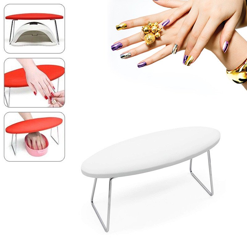 Comfortable Nail Arm Rest, Microfiber Leather Manicure Hand Pillow, Professional Nail Rest