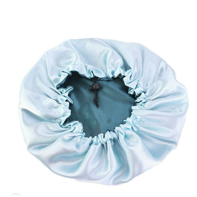 Double-Sided Sleeping Hat Polyester Adjustable Nightcap Home Girls Sleep Protector Tool