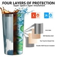 thumbnail image 3 of Blue and Grey Abstract Art Artwork 10oz Tumblers Stainless Steel Tumbler with Lid and Straw,Vacuum Insulated Double Wall Travel Tumbler Cups with Cleaning Brush for Coffee, Tea, 3 of 4