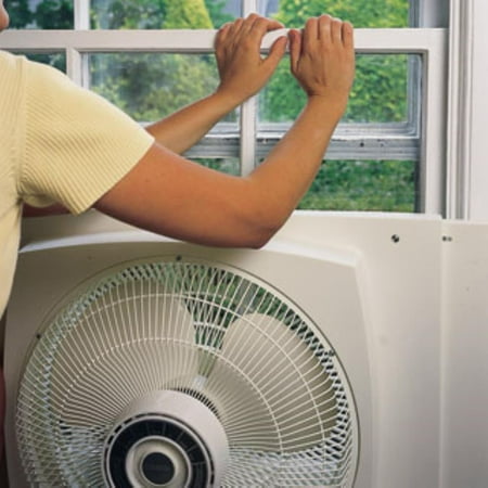 Lasko 16" Electrically Reversible Window 3-Speed Fan, White, 22" High, 2155A, New