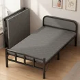 thumbnail image 2 of Cama plegable individual para el hogar, 1,2 metros, pausa para el almuerzo reforzada, cama pequeña, casa de alquiler, tablero duro para adultos, cama de hierro, 2 of 4