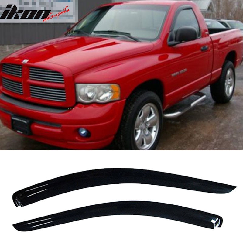 dodge ram window rain guards