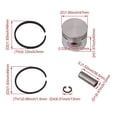 thumbnail image 3 of Metal 47 Piston Replacement With Rings Pin Circlips For Air Compressor--, 3 of 3