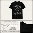 Boondocks Saints Veritas Aequitas Irish Cross Black Basic Men's T-Shirt ...