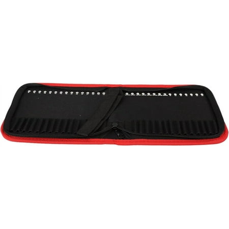 

Wrench Organizer Handheld Driver Bit Case Empty Drill Bit Storage Bag Zipper Tool Pouch Small Tool Carrier Driver Drill Bit Zipper Pouch B