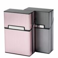 thumbnail image 1 of 2 Aluminum Cigarette Cases, Can Hold 20 Cigarettes, 1 of 1