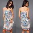 thumbnail image 2 of Vestido Mini Bohemio Zulema Sin Tirantes Caqui XL, 2 of 8