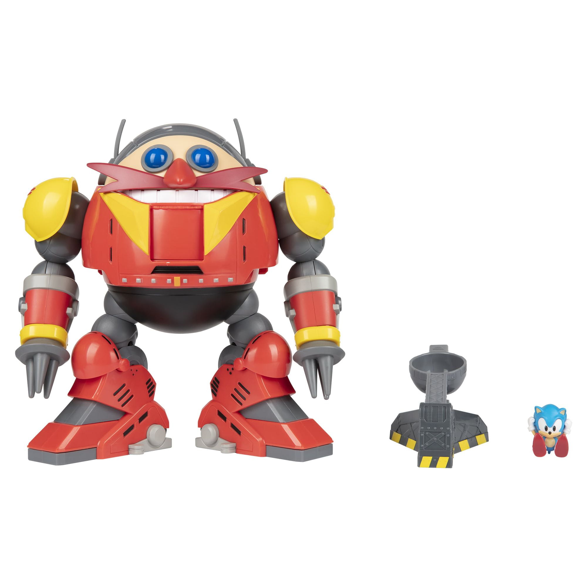 Figura Articulada - Sonic Giant Eggman Robot Battle Set - Vermelho