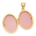 thumbnail image 2 of 14K Yellow Gold Floral Locket, 2 of 3