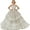 Silver, variant on Drtj Elegant Lace Flower Girl Dress - Tulle First Communion & Wedding Pageant Gown for Girls Ages 2-16 (Bridesmaid, Party, Special Occasions)