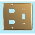 thumbnail image 2 of Switch Plates Bright Solid Brass 2 Hole Interchange | Renovator's Supply, 2 of 2