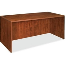 Lorell Essentials Rectangular Desk Shell 59" x 29.5" x 29.5" - Finish: Cherry, Laminate