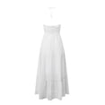 thumbnail image 3 of WILLBEST Vestidos con Curvas para Mujer, Vestido Informal sin Mangas con Hombros Descubiertos y Tirantes Finos de Color Liso con Cuello En V y Empalme Largo para Mujer Grande, 3 of 3