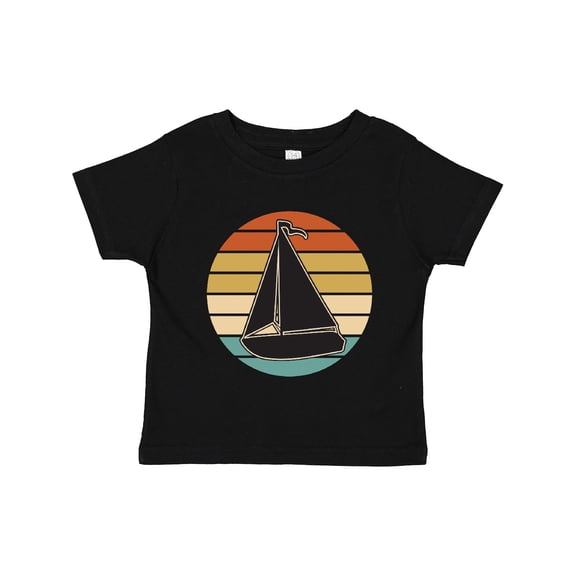 Inktastic Sailboat Vintage Nautical Sailing Boys or Girls Toddler T-Shirt