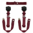 thumbnail image 1 of Standard 3 Point Burgundy Retractable Bench Seat Belt Kit for VW Type 3 Squareback - 3 Belts, 1 of 1