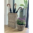 thumbnail image 2 of KOUBOO Unique Home Decor Oval Kobo 1-Hook Gray Brown Umbrella Holder with Galvanized Tin Drip Tray and Handles, 2 of 9