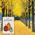 thumbnail image 2 of Fall House Flags Double Sided Thanksgiving Flag Harvest Pumpkin Yard Decorations Happy Autumn Garden Flags 28 x 40 Inch Large Thanksgiving House Flags with 2 Grommets, 2 of 6