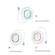 thumbnail image 4 of Matsuzay Bidet plegable Bañeras profesionales Masaje Sit Bath Baño portátil Inodoro medicado Bañera de descarga para ancianos embarazadas Juegos de accesorios de baño Blanco Gris, 4 of 6