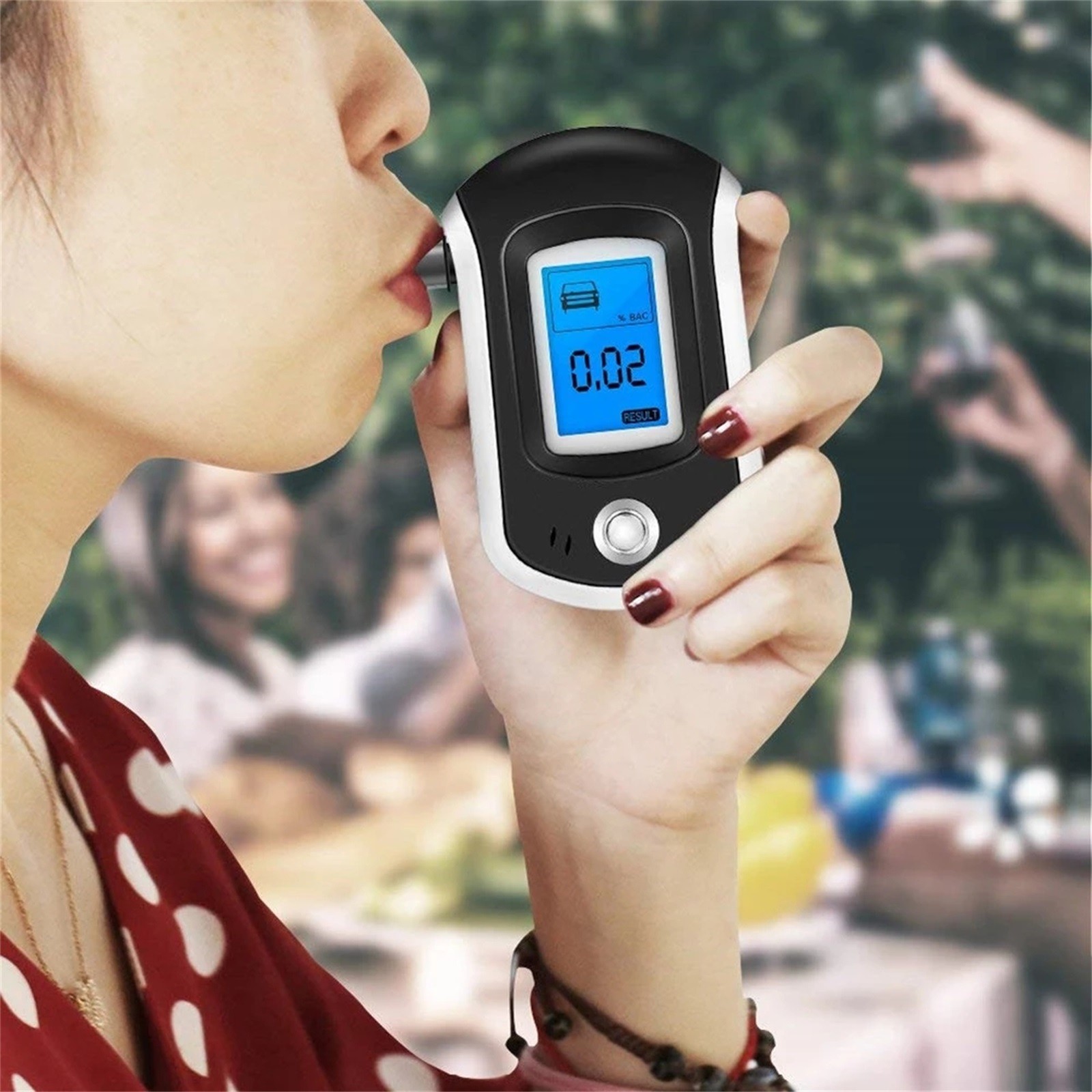AT6000 Mini Digital Breathalyzer Mini Breathalyzer Drunk Driving