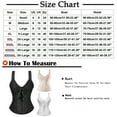 thumbnail image 2 of QIPOPIQ Clearance Women's Steel Boned Corset Overbust Bustier Lingerie Top Gothic Shapewear Sexy Underwear Corset Top, 2 of 4