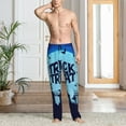 thumbnail image 3 of Cauagu Halloween Trick Or Treat Mens Pajama Pants Sleep & Lounge Pants,PJ Bottoms with Pockets-Small, 3 of 7