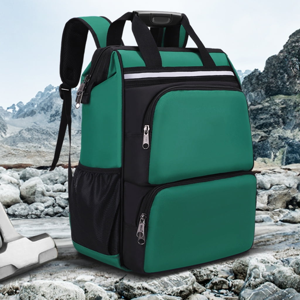 Heavy Duty Waterproof Tool Backpack Electrician Tool Shoulder Bag Oxfords Cloth Tool Organizer with Multiple Pockets