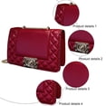 thumbnail image 3 of Bolsos cruzados para mujer, bolso de hombro, bolso de noche con correa de cadena, 3 of 5