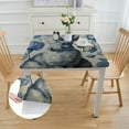 thumbnail image 2 of WYYP Rabbit Roses Beatrix Potter Square Tablecloth 100% Polyester Fiber 52*52, 2 of 8