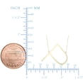 thumbnail image 2 of 14k Yellow Gold Initial Letter P Pendant Necklace, 18", 2 of 2
