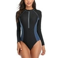thumbnail image 2 of Aoochasliy Swimsuit Clearance Women One-Piece Bathing Suit Athletic Training Diving Surfing Swimwear Swimsuit, 2 of 9