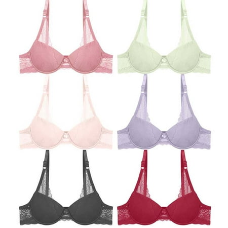 Uni Style Apparel Womens  Plain and Lace B, C, D, DD CUP (Best Sports Bra For Dd Cup)