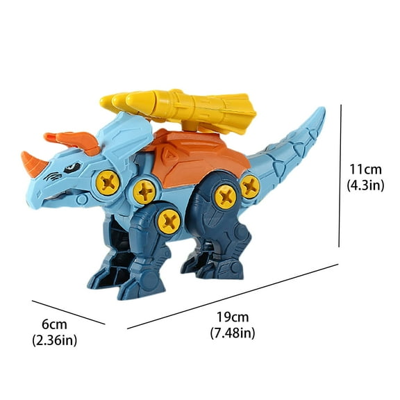 Xubinwww Take Apart Dinosaur Building Toys Kit with Screwdriver DIY Dinosaur Kit Education Toys Stacking Rings for Toddlers 1-3 toy