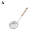 thumbnail image 4 of Stainless Steel Strainer Skimmer with Wooden Handle for Frying, Straining Noodles, Pasta,, 4 of 8