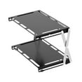 thumbnail image 3 of DYNWAVECA Camping Folding Storage Rack Desktop Stable Outside for Fishing Hiking Beach Double Layers, 3 of 10