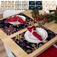 thumbnail image 1 of Juego de 4 Manteles Individuales Navideños | Manteles Individuales con Copos de Nieve de Invierno de 30X45 Cm | Decoración Multicolor para Cocina y Comedor, 1 of 6