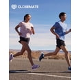 thumbnail image 6 of CLOSEMATE 7 Pairs Ankle Athletic Running Socks for Men Women - Comfortable Cotton Cushioned and Anti-Bliste(6White, Size L), 6 of 7