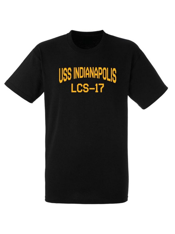 USS Indianapolis LCS-17 Freedom Littoral Combat Ship Naval Warship Short Sleeve Tee Shirt